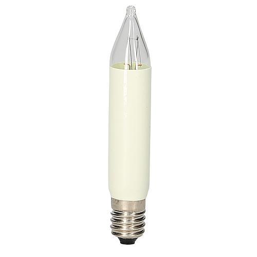 Ersatzlampe Schaftkerze elfenbein 24-8V