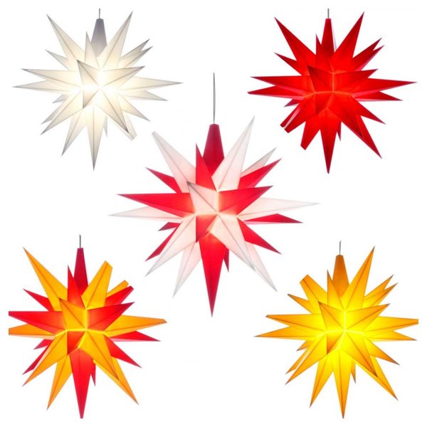 Herrnhuter Sterne 13cm Einzelsterne Aufgebaut Farbe Wählbar A1e