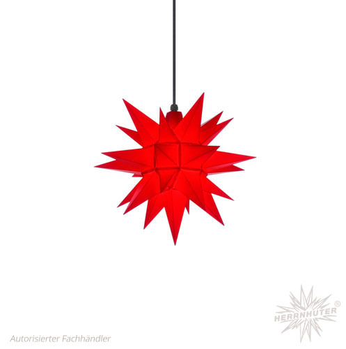 Herrnhuter Stern Rot 40cm Außen Kunststoff Sterne A4