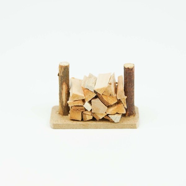 Holzstapel Miniatur Holzscheite Weihnachtskrippe Modellbau