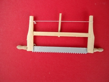 Handsäge 7cm  Holz Miniatur Werkzeug Minisäge