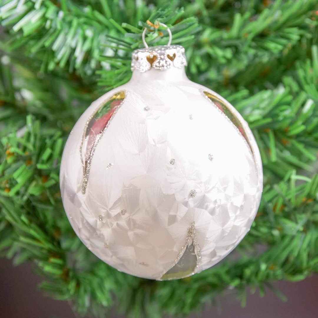 Tannenbaum mit Fliegenpilz Weihnachten Baumschmuck Lauscha Christbaumschmuck 
