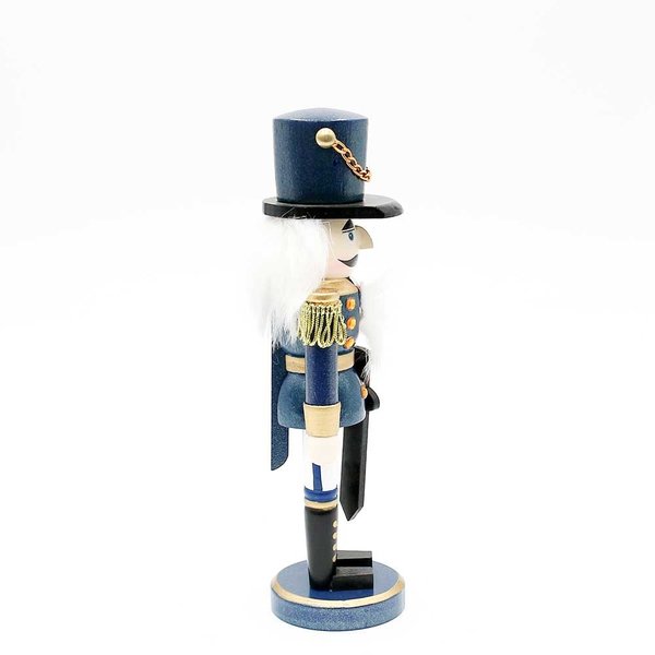 Nussknacker Figur 20cm Blau Soldat klassisch