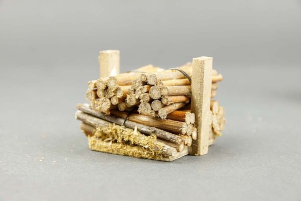 Reisigstapel Miniatur Holzscheite Weihnachtskrippe Modellbau
